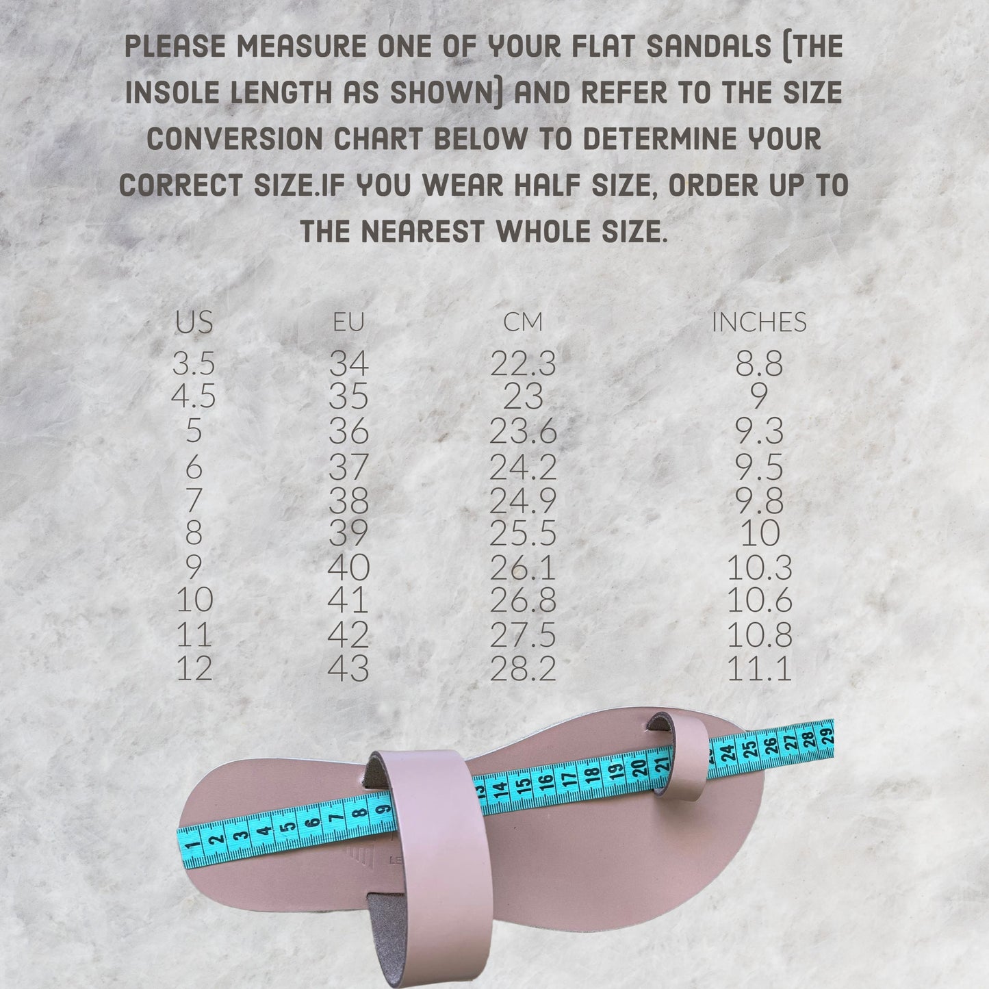 Karyatida’s Pillar – Greek Leather Sandals